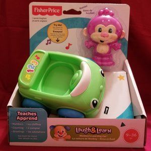 Fisher-Price Laugh and Learn Monkey's Learning Car